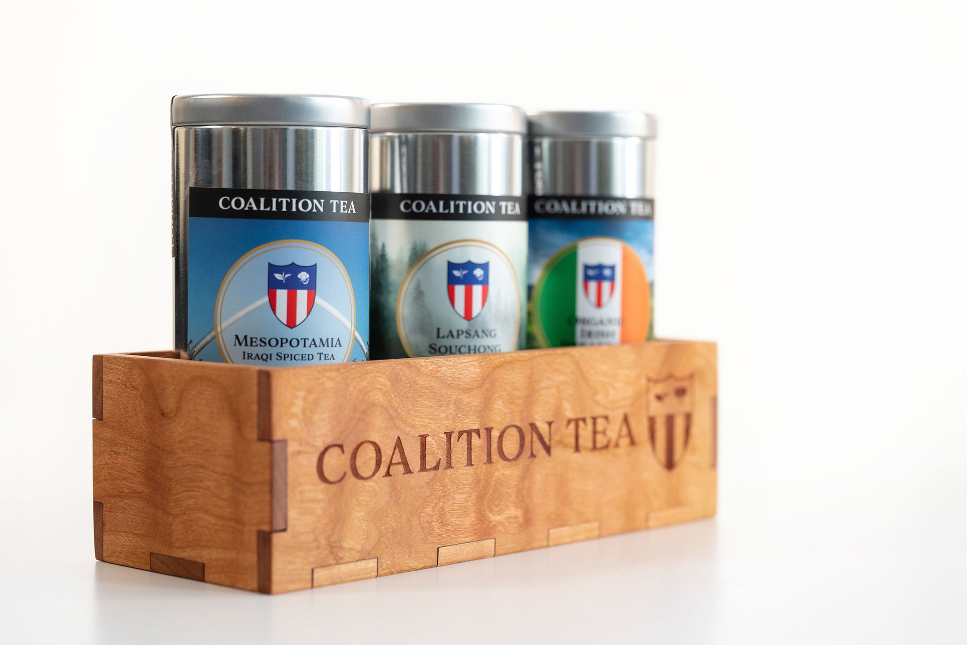 Coalition Tea Tins and Tea Gift Box