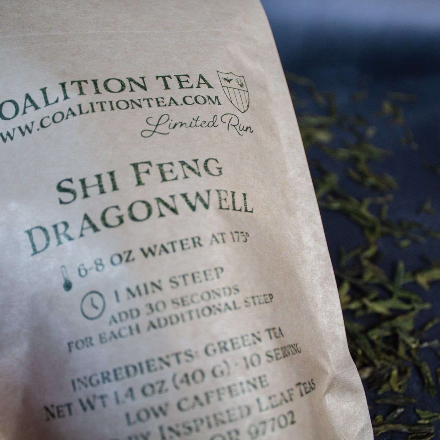 LIMITED RUN - Shi Feng Dragonwell Loose Leaf Tea